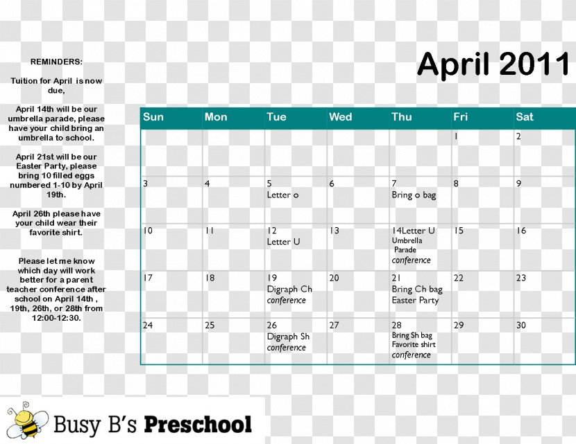Document Green Computer Program - Area - April Calendar Transparent PNG