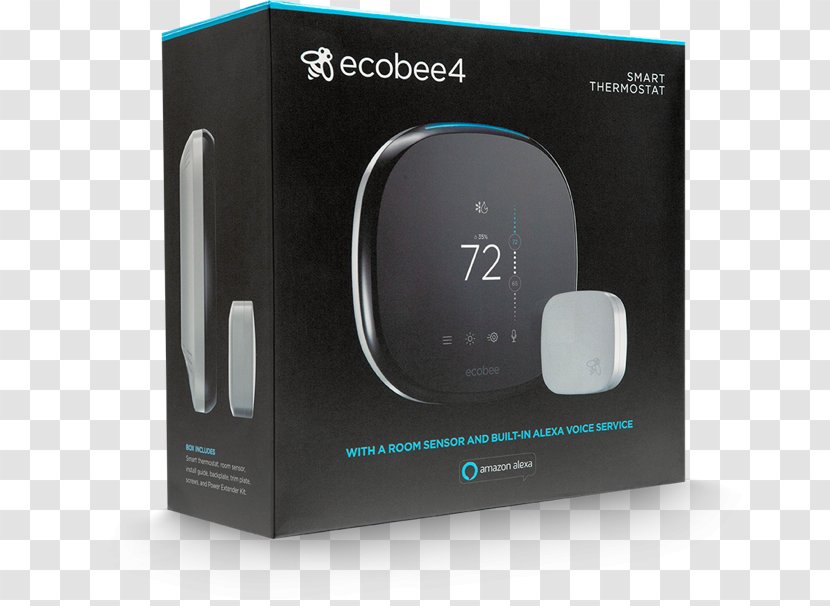 Ecobee Ecobee4 Smart Thermostat Home Automation Kits Transparent PNG