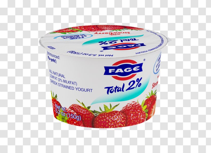 Strawberry Greek Cuisine Yoghurt Cream Crème Fraîche - Food Transparent PNG