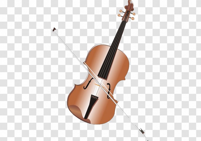 Violin Cartoon - Tree - Vector Transparent PNG