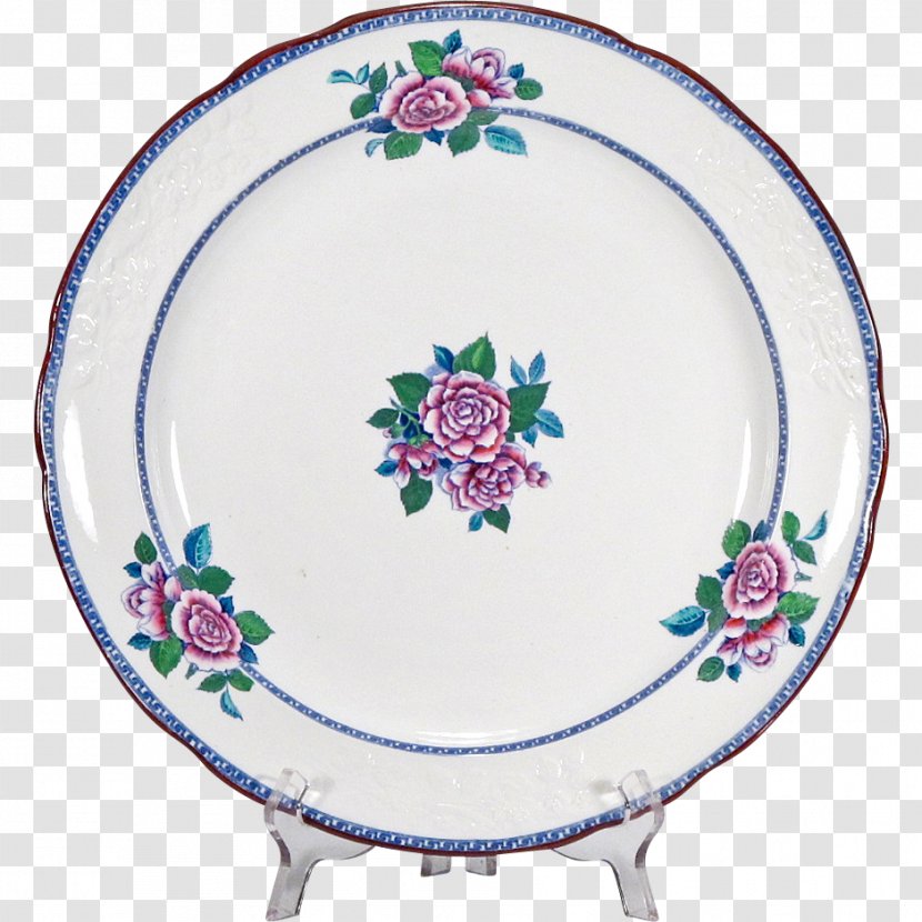 Tableware Platter Plate Porcelain - Watercolor Hand Painted Flower Decoration Transparent PNG