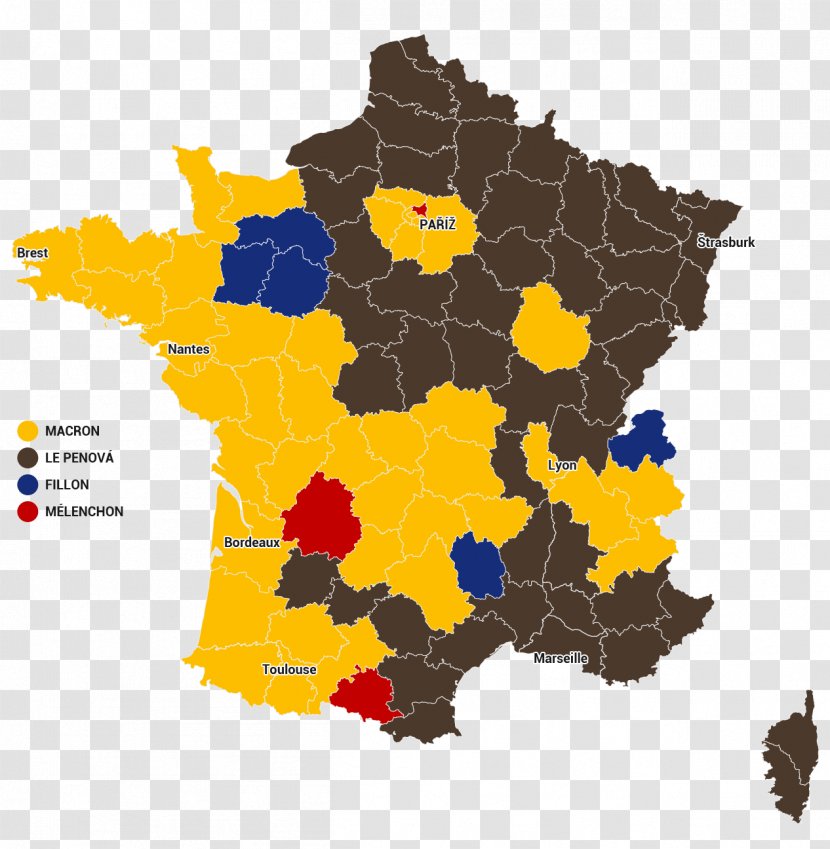 France United States French Presidential Election, 2017 Map - Country Transparent PNG