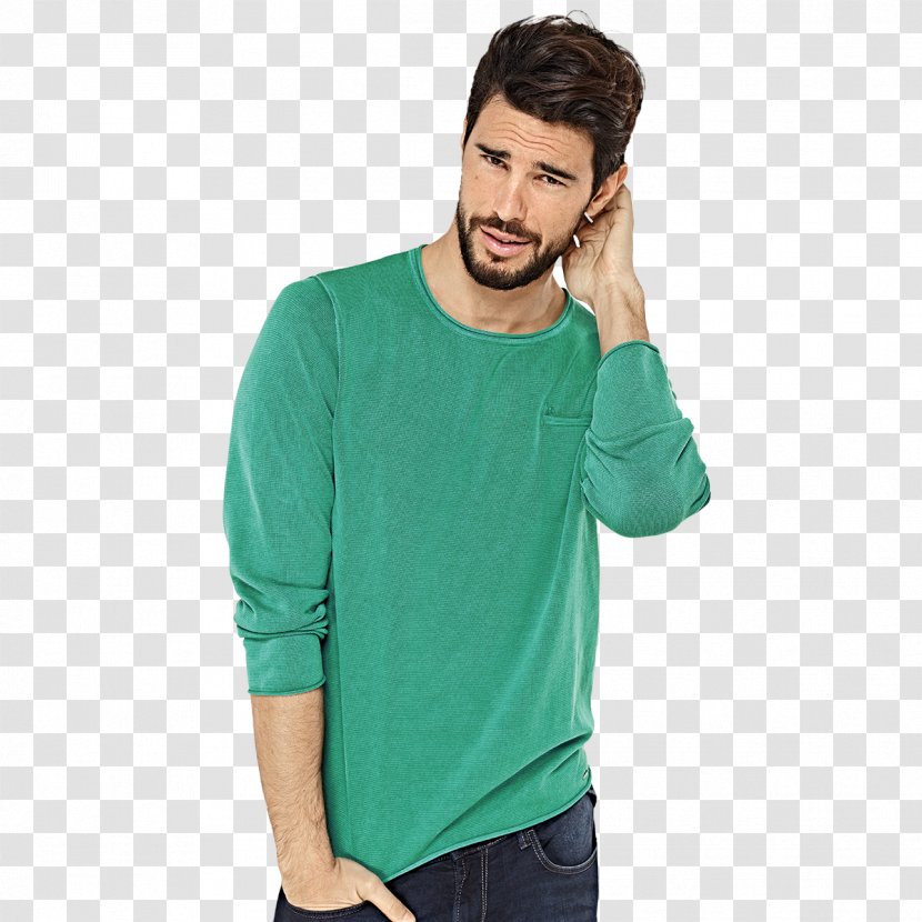Long-sleeved T-shirt Sweater Clothing - Collar Transparent PNG