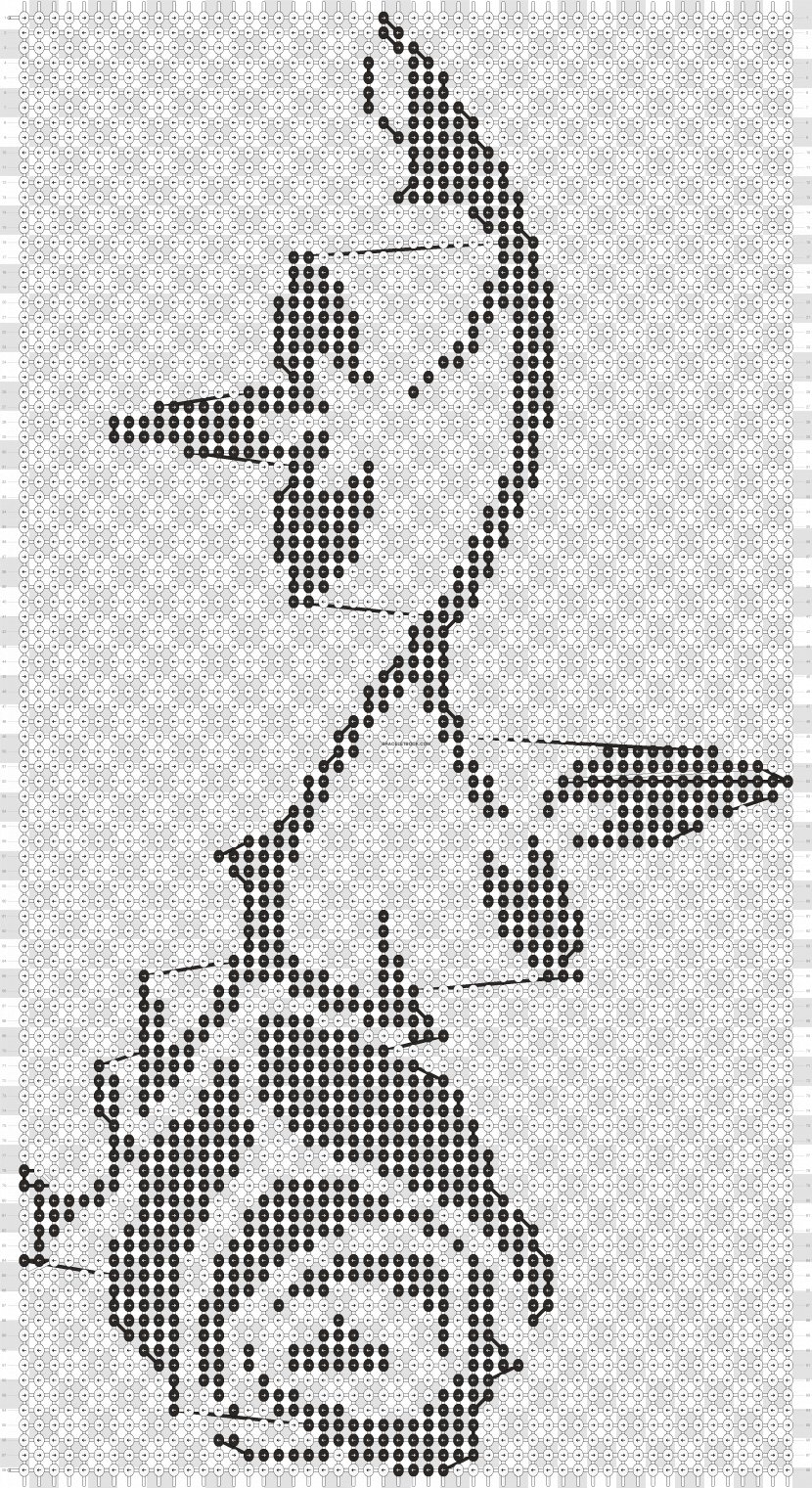 Cross-stitch Bead Crochet Pattern - Tree - Filet Transparent PNG