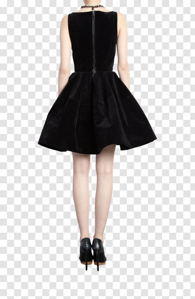 Little Black Dress Velvet Fashion M Transparent PNG