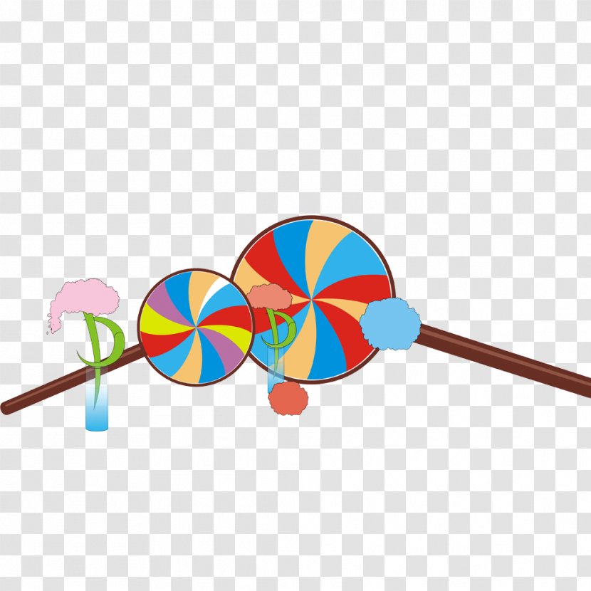 Lollipop Sugar Cartoon Clip Art - Flower Transparent PNG