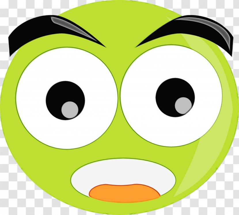 Emoticon - Green - Eye Smile Transparent PNG