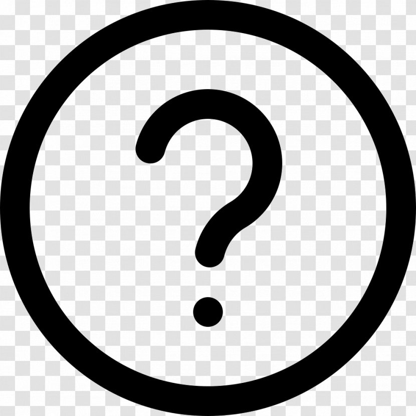 Question Mark Vector Graphics Clip Art Information - Help Icon Transparent PNG