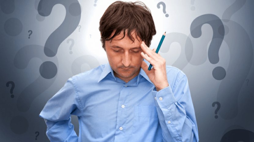 Problem Solving Creativity Person Idea Thought - Blue - Thinking Man Transparent PNG