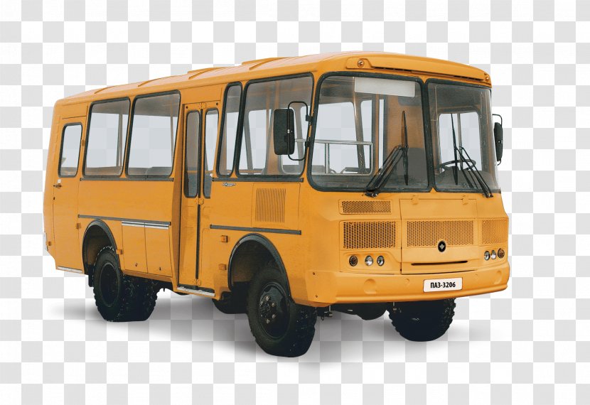 PAZ-3205 Pavlovo Bus Factory GAZ-66 - School Transparent PNG