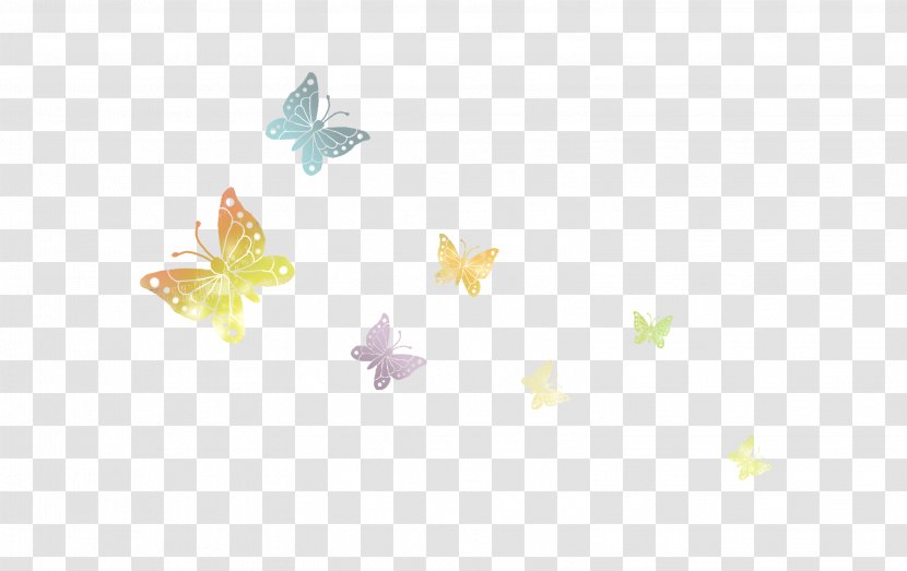 Yellow Pattern - Point - Butterfly Transparent PNG