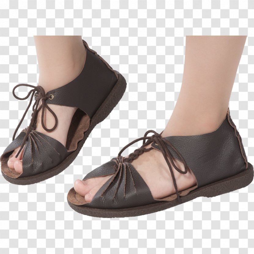 Sandal High-heeled Shoe Brown Clothing Transparent PNG