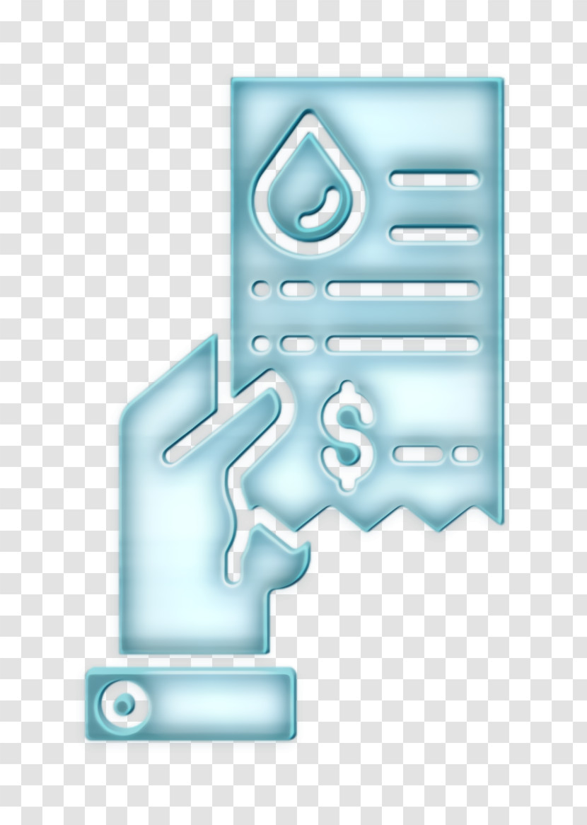 Water Icon Bill Icon Transparent PNG