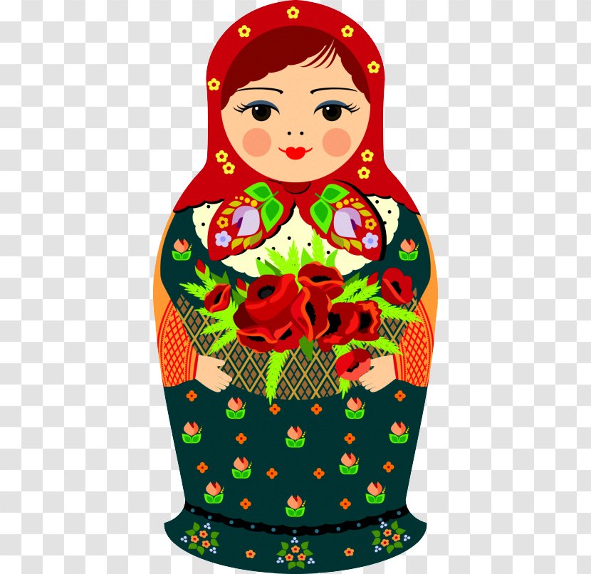 Matryoshka Doll Russia Clip Art - Button Transparent PNG