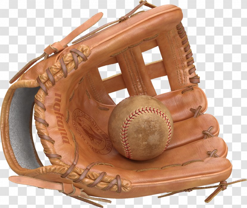 Baseball Glove Ball 3D Soccer - Protective Gear - Color Leather And Old Transparent PNG