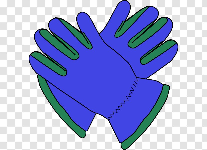 Rubber Glove Stock.xchng Clip Art - Soccer Goalie - Blue Work Cliparts Transparent PNG