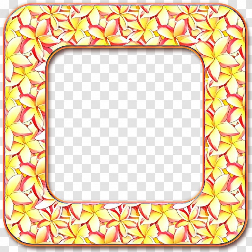 Picture Frames Rectangle Yellow Pattern Font - Frame - Meter Transparent PNG