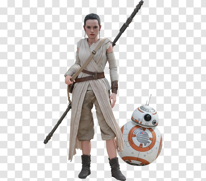 Rey BB-8 Star Wars Episode VII Luke Skywalker Daisy Ridley - Hot Toys Limited - Action Figure Transparent PNG