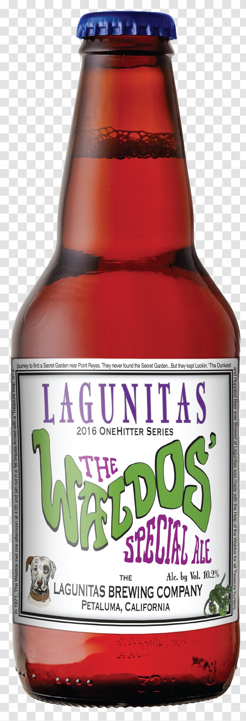 Ale Lagunitas Brewing Company Beer Bottle Distilled Beverage - Food Transparent PNG