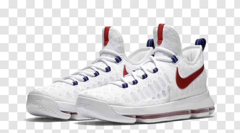 Nike Zoom KD 9 Men's Basketball Shoe Sports Shoes United States National Team - Sneakers - Usa Kd 2016 Transparent PNG