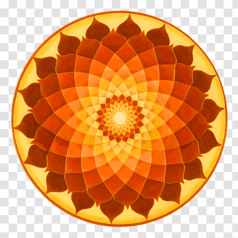 Mandala Overlapping Circles Grid Sacred Geometry Mettā Buddhism - Symmetry Transparent PNG