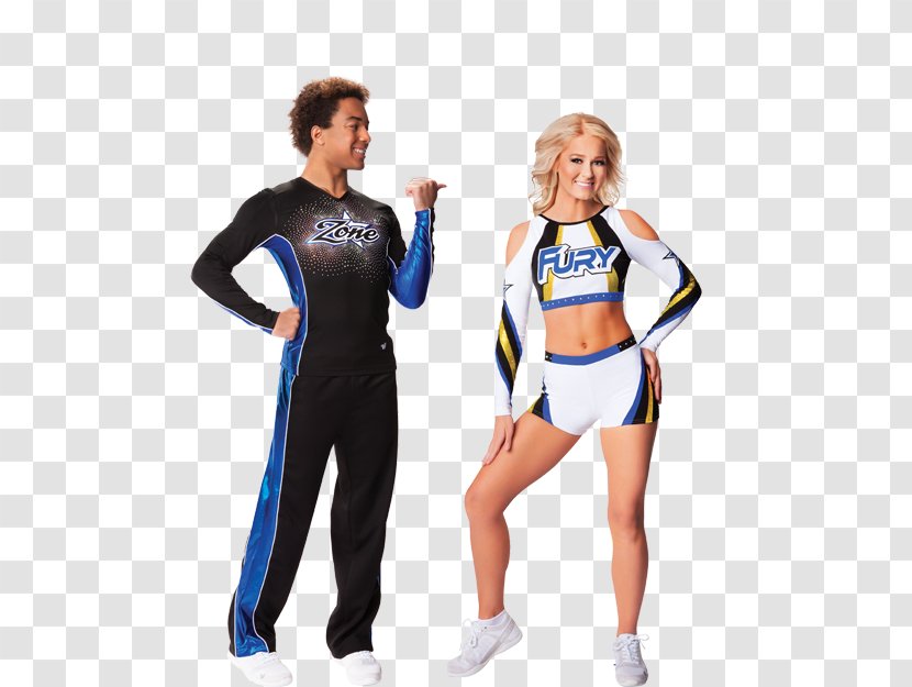 Cheerleading Competitions Uniforms Clothing Sportswear - Electric Blue - Cheerleader Transparent PNG