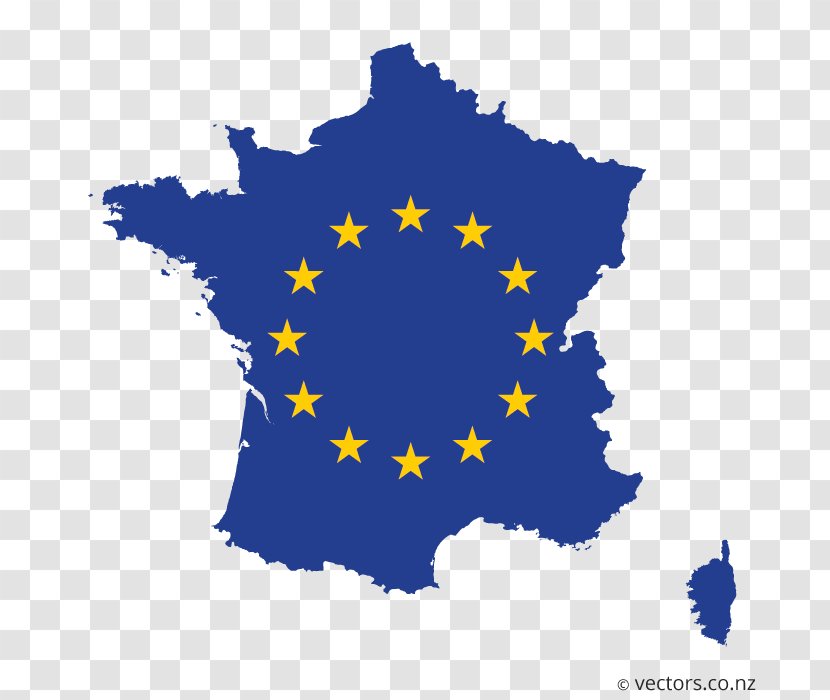 France Vector Map - Leaf - Editable Background Transparent PNG
