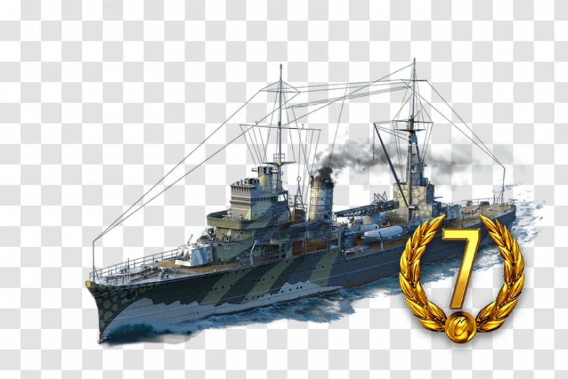 Heavy Cruiser World Of Warships Dreadnought - Tree - Ship Transparent PNG