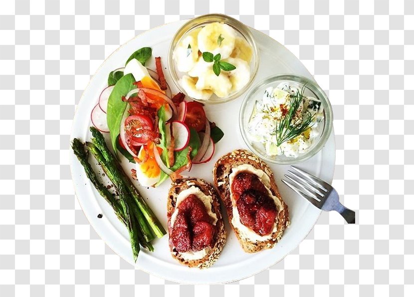 Breakfast Food Eating Meal - Hors D Oeuvre - Gourmet Transparent PNG