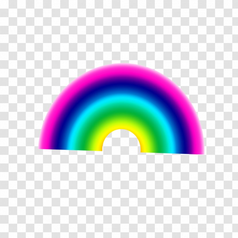 Text Graphic Design Circle Font - Rainbow Transparent PNG