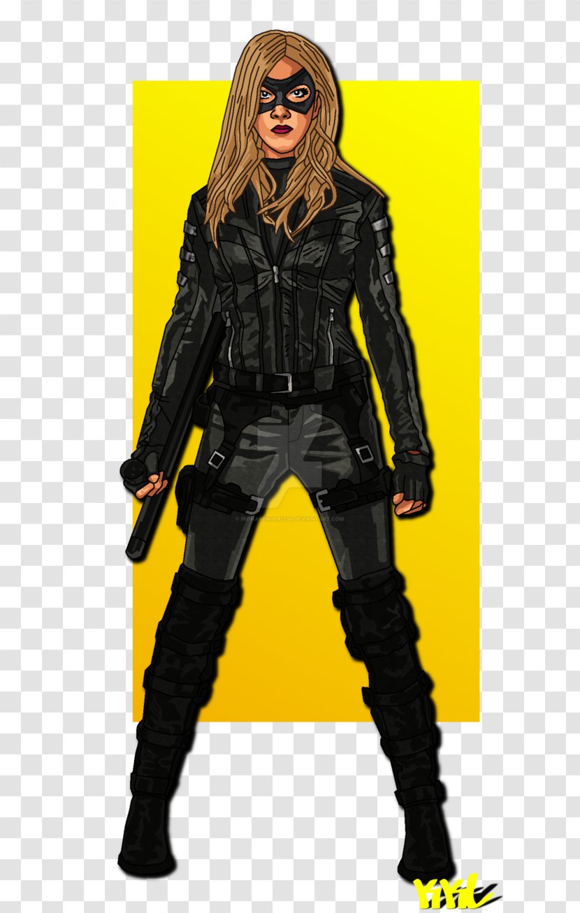 Black Canary Bronze Tiger Fan Art Drawing - Katie Cassidy Transparent PNG