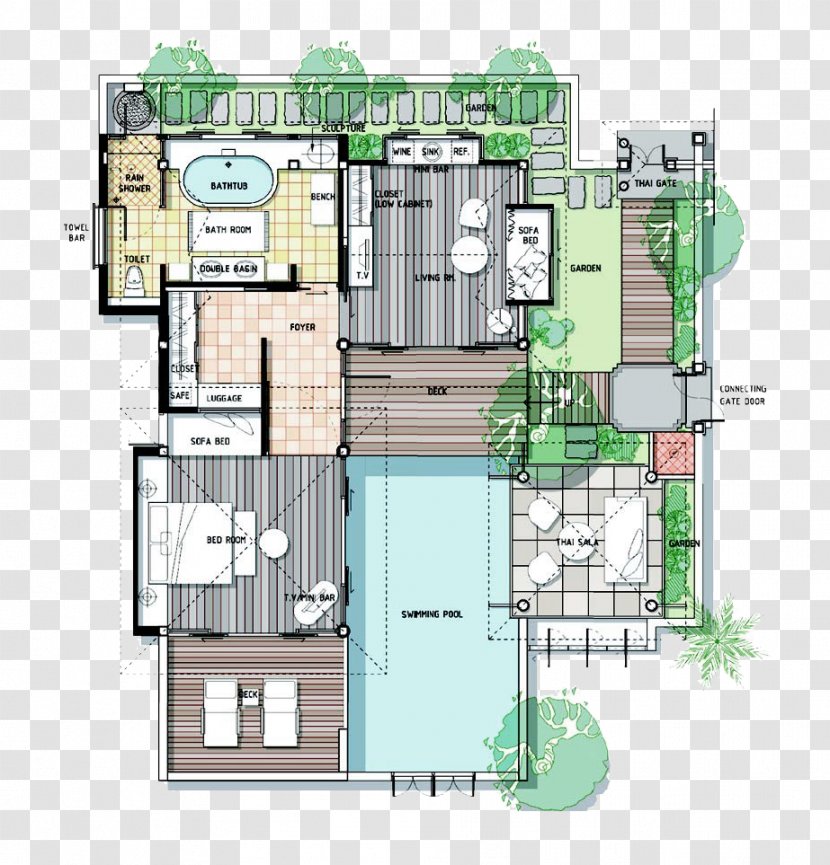 House Plan Floor Interior Design Services - Schematic - Indoor Transparent PNG