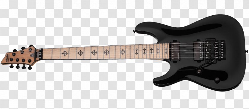 Acoustic-electric Guitar Seven-string Schecter Research - Acoustic - Electric Transparent PNG