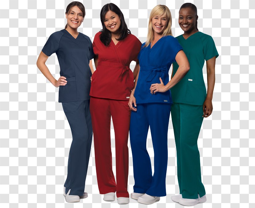 Scrubs Pro One Uniforms Physician Clothing - Blue Transparent PNG