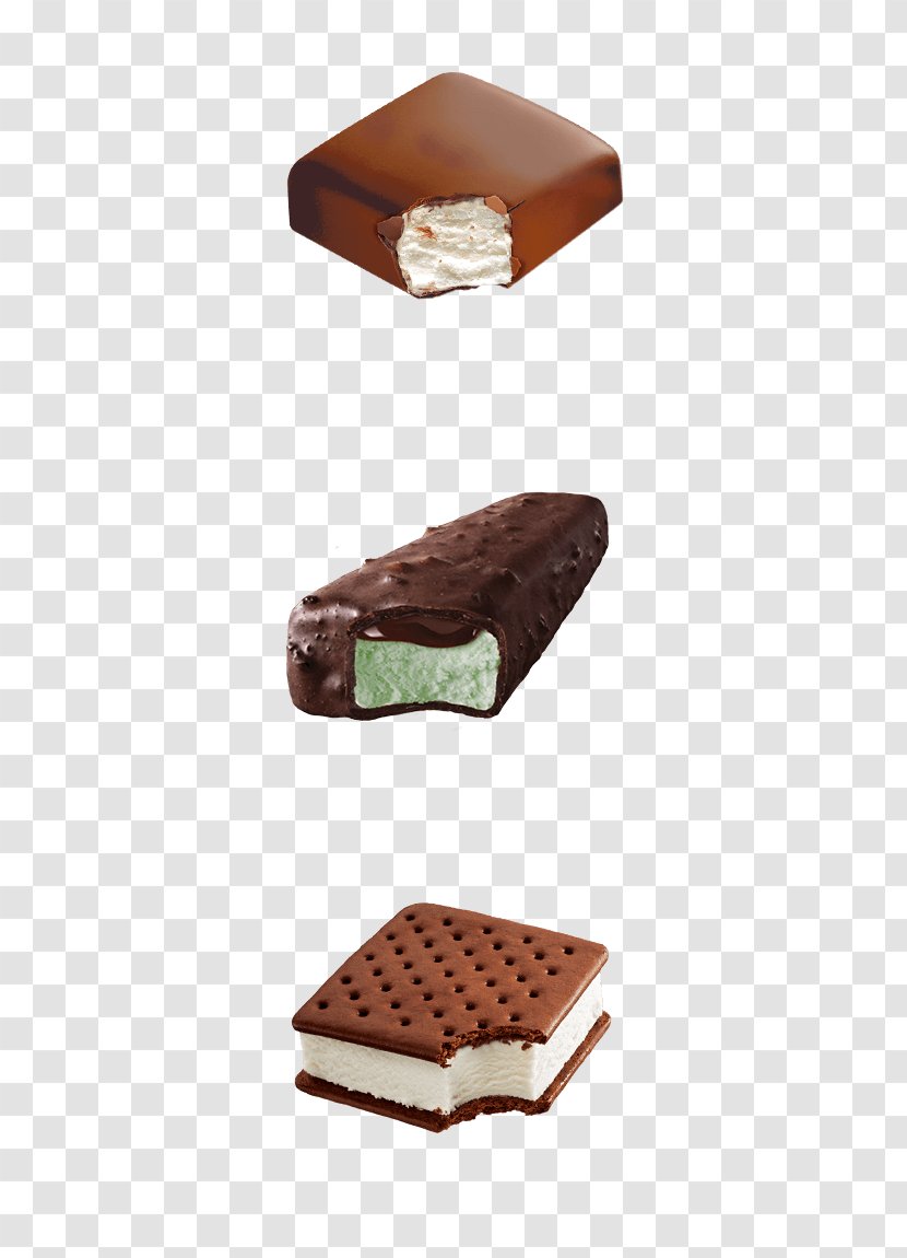 Chocolate Ice Cream Brownie Klondike Bar Reese's Peanut Butter Cups - Sandwich Transparent PNG