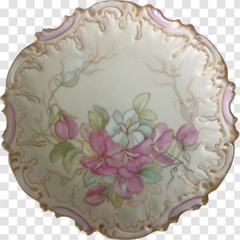Tableware Platter Ceramic Plate Saucer - Porcelain - Hand-painted Flowers Decorated Transparent PNG
