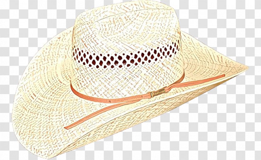 Cowboy Hat - Straw - Beige Fedora Transparent PNG