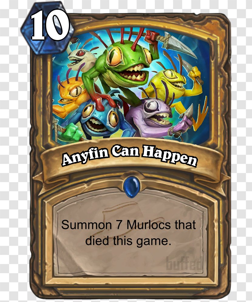 Hearthstone Anyfin Can Happen World Of Warcraft Game BlizzCon Transparent PNG