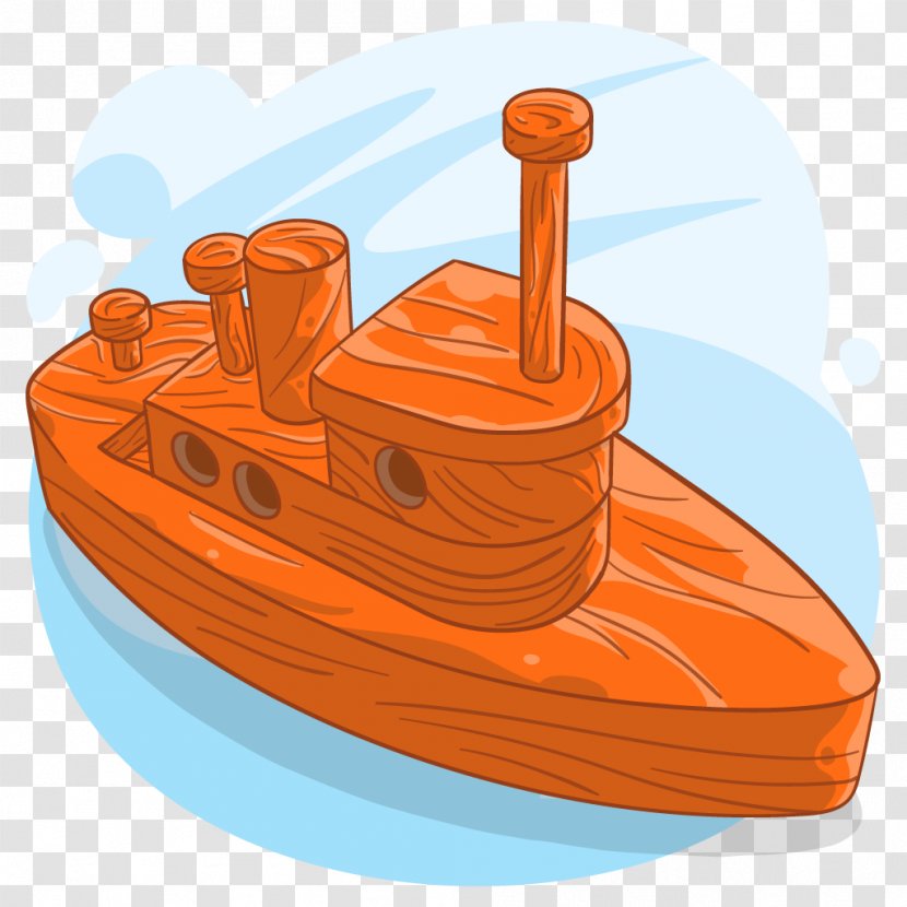 Boat Randleman Paint Orange Illustration Transparent PNG