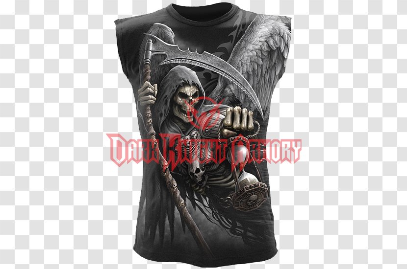 Death T-shirt Totenkopf - Santa Muerte - Angel Transparent PNG