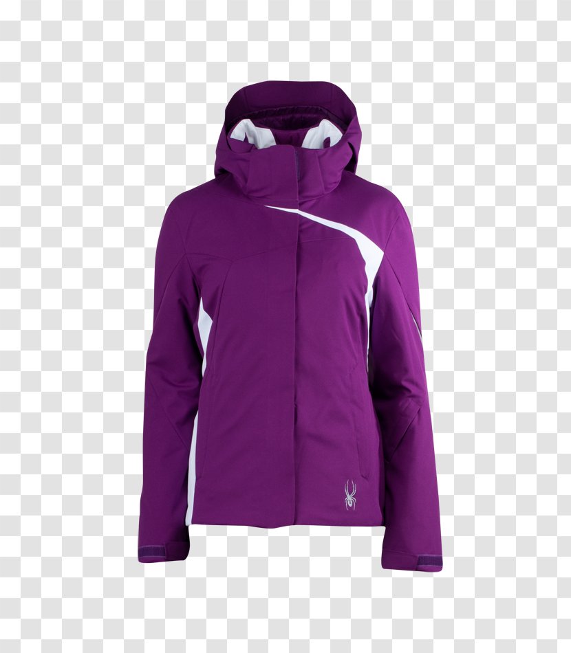 Spyder Skiing Jacket Sweater Hoodie Transparent PNG