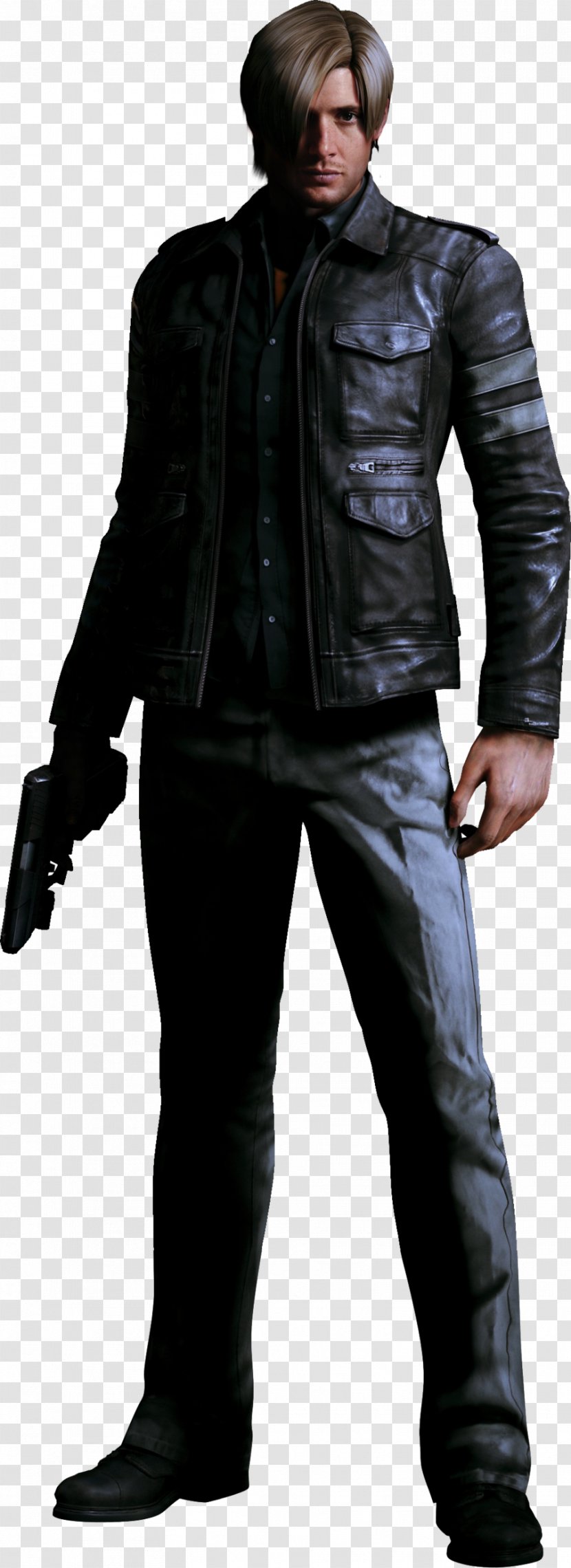 Resident Evil 6 4 2 Leon S. Kennedy Chris Redfield - Leather - Jensen Ackles Transparent PNG
