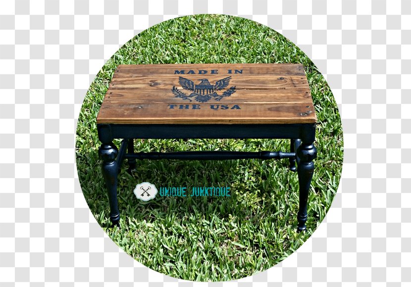 Table Bench Stool Garden Furniture - Grass Transparent PNG