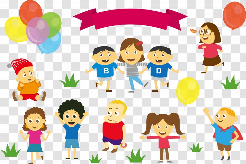 Kindergarten Game Vector - Happiness - Child Transparent PNG