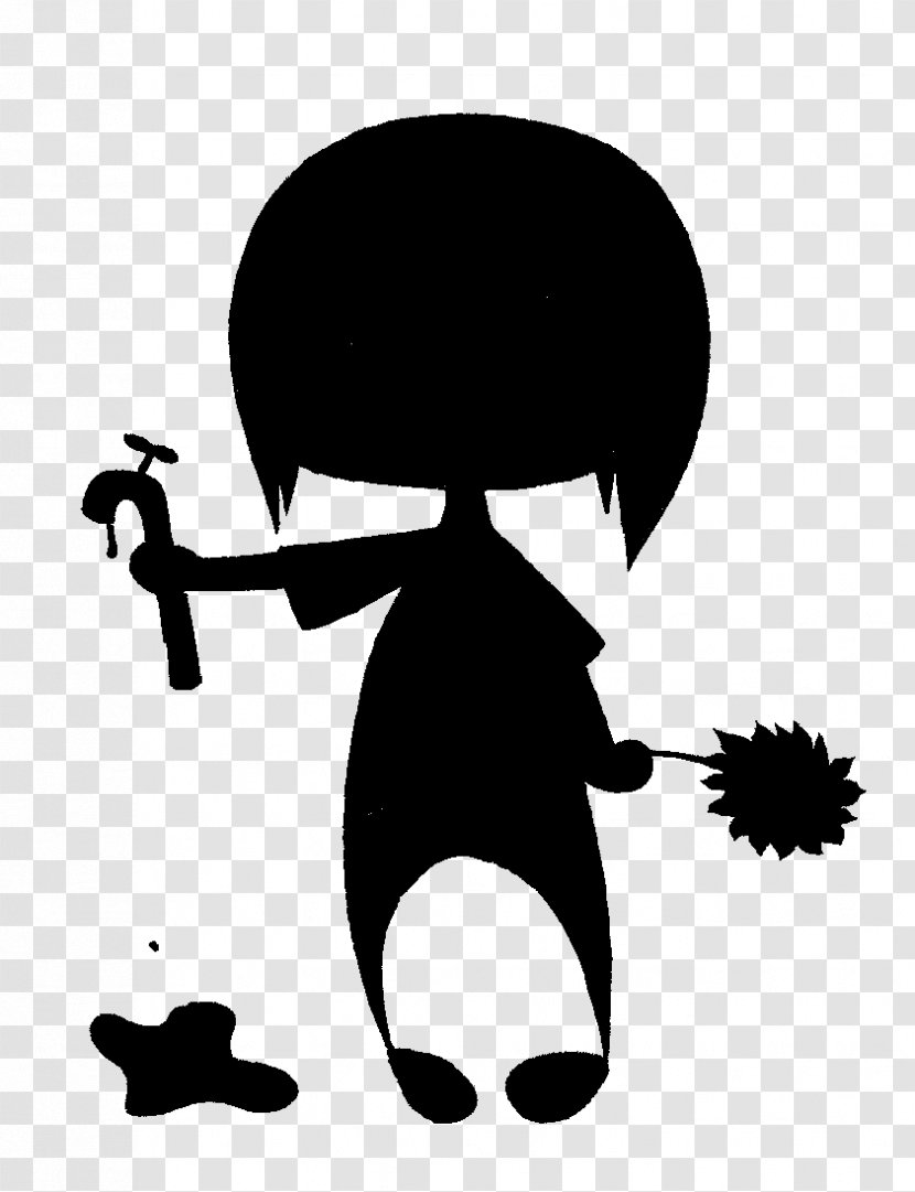 Human Behavior Character Clip Art Silhouette - Black M - Stencil Transparent PNG