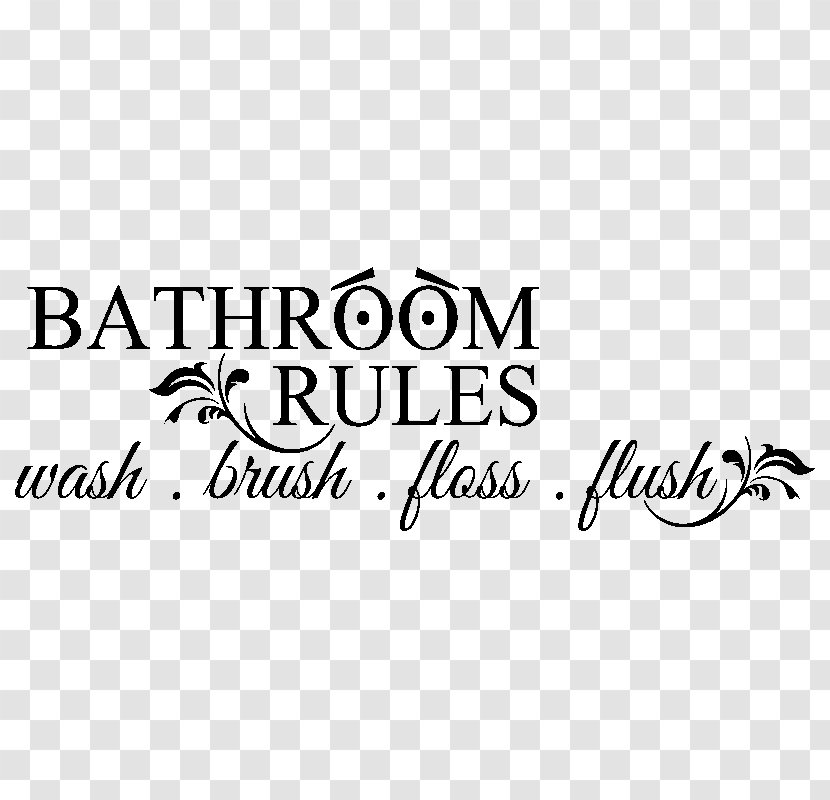 Humour Bank Idea Text - Toilet Rules Transparent PNG