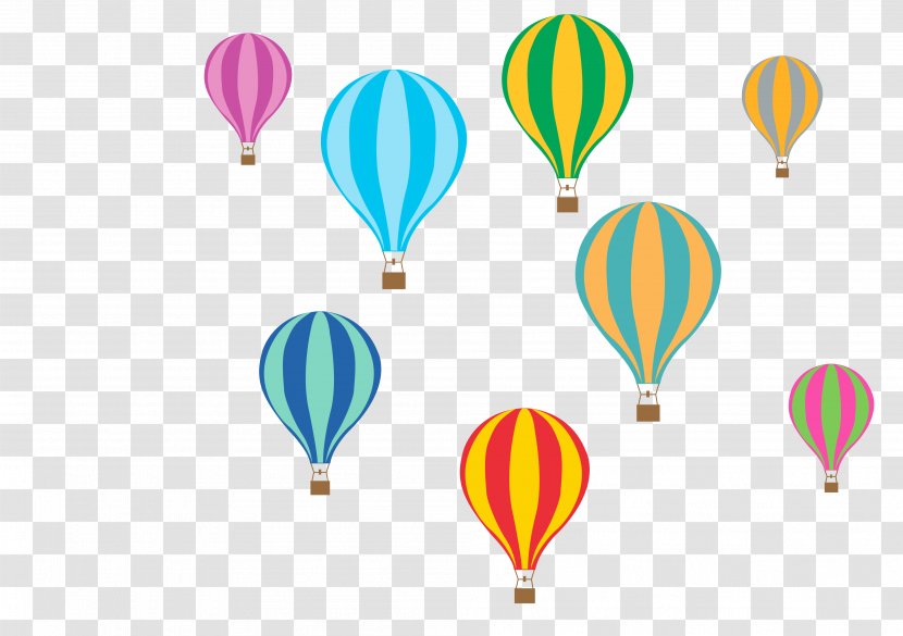 Paper Hot Air Ballooning Adhesive - Balloon Transparent PNG