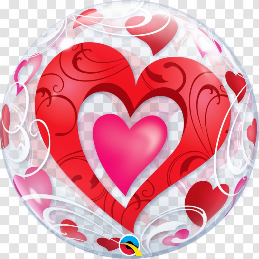 Balloon Heart Valentine's Day Party Gift Transparent PNG