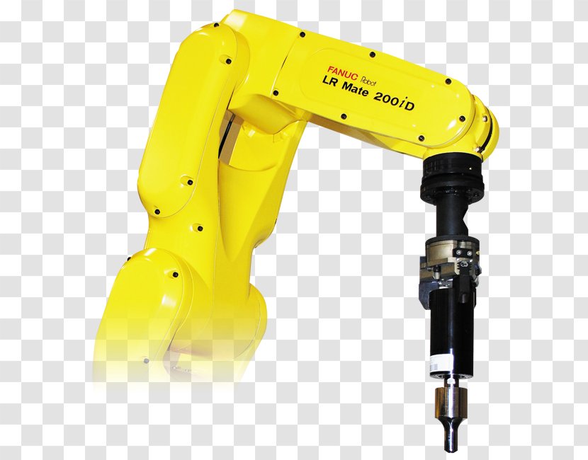 Product Design Technology Machine Angle - Yellow - Fanuc Robot Transparent PNG