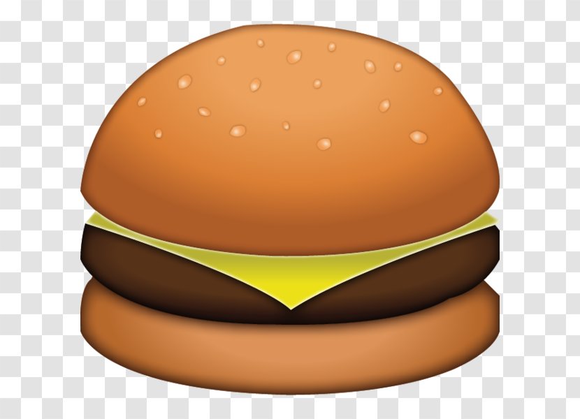 Hamburger Cheeseburger Fast Food Emoji French Fries - Slider - Chese Transparent PNG